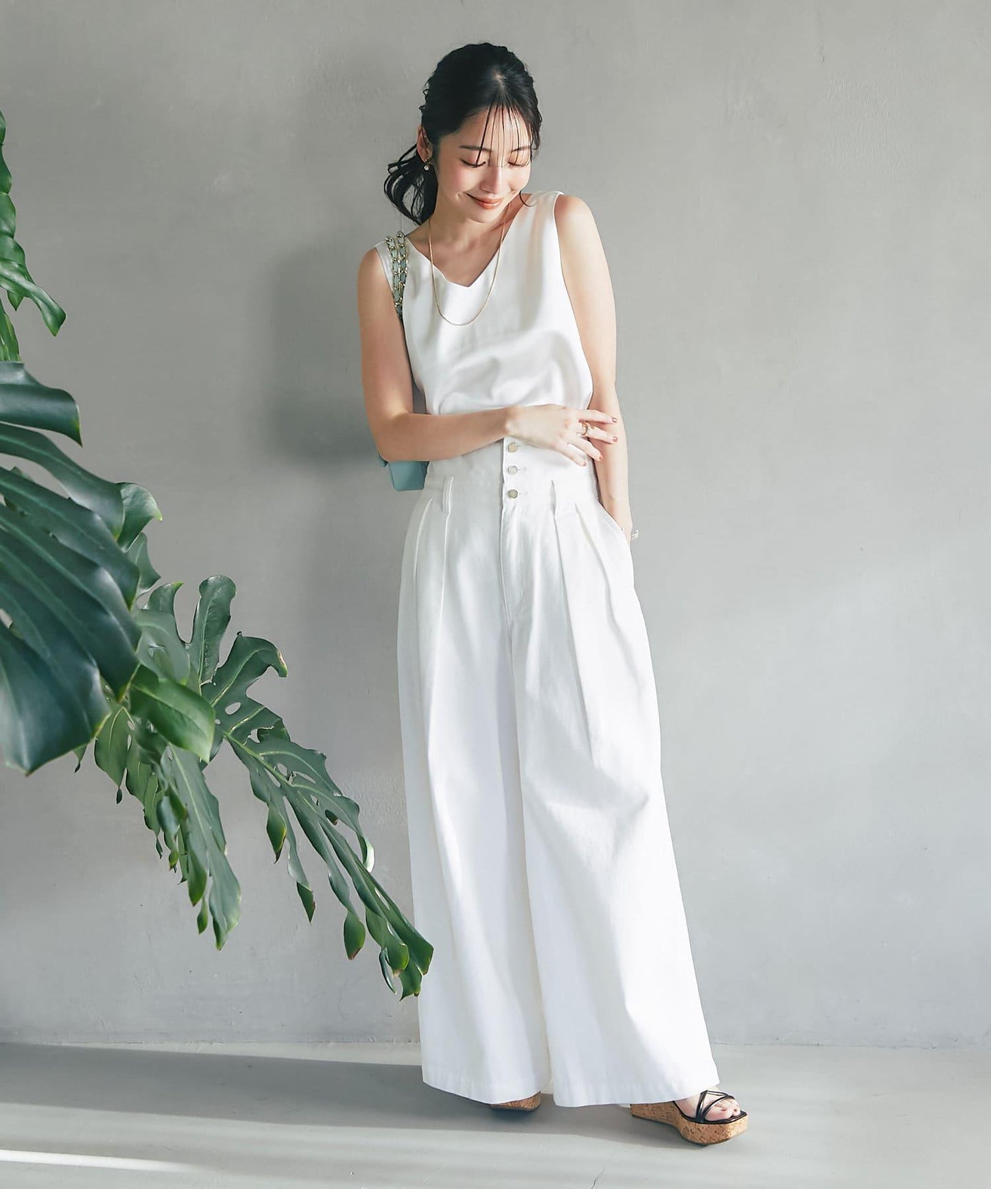 【miki監修・新色登場・名品】緞面兩穿背心