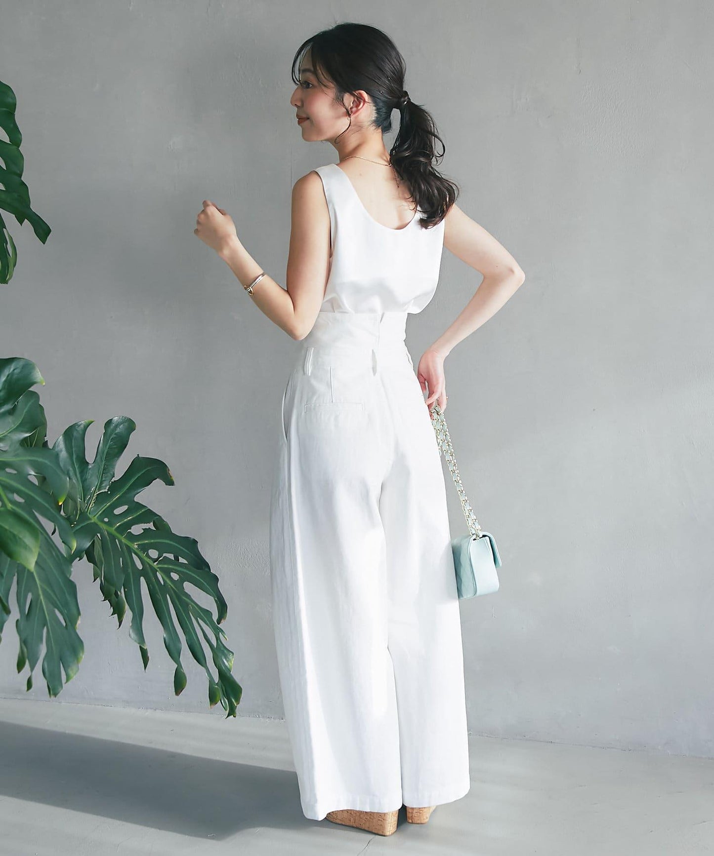 【miki監修・新色登場・名品】緞面兩穿背心