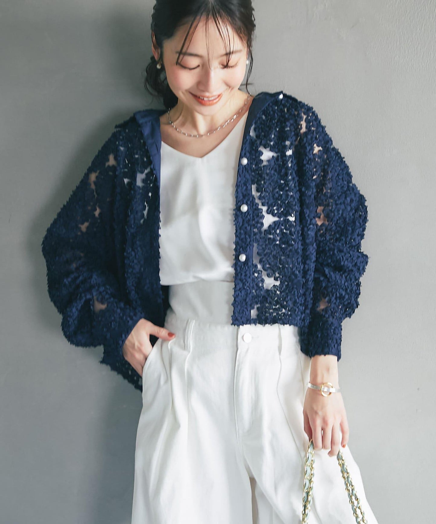 【miki監修・新色登場・名品】緞面兩穿背心