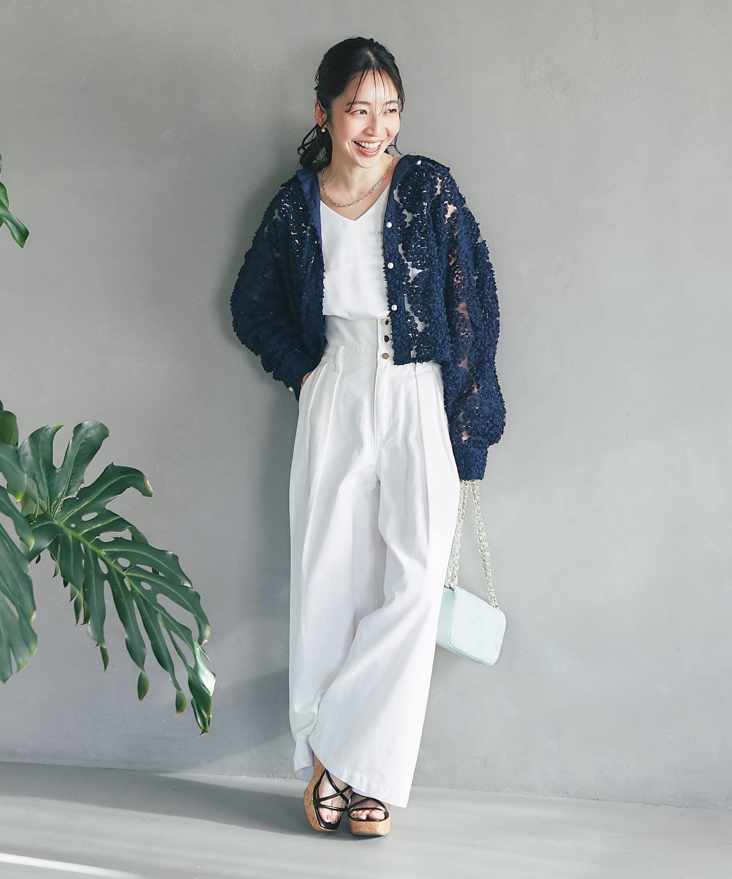 【miki監修・新色登場・名品】緞面兩穿背心