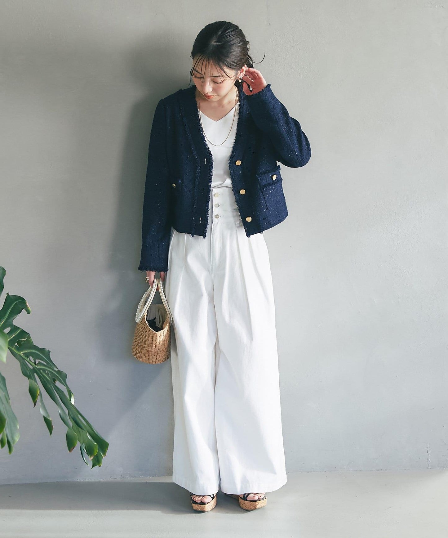 【miki監修・新色登場・名品】緞面兩穿背心