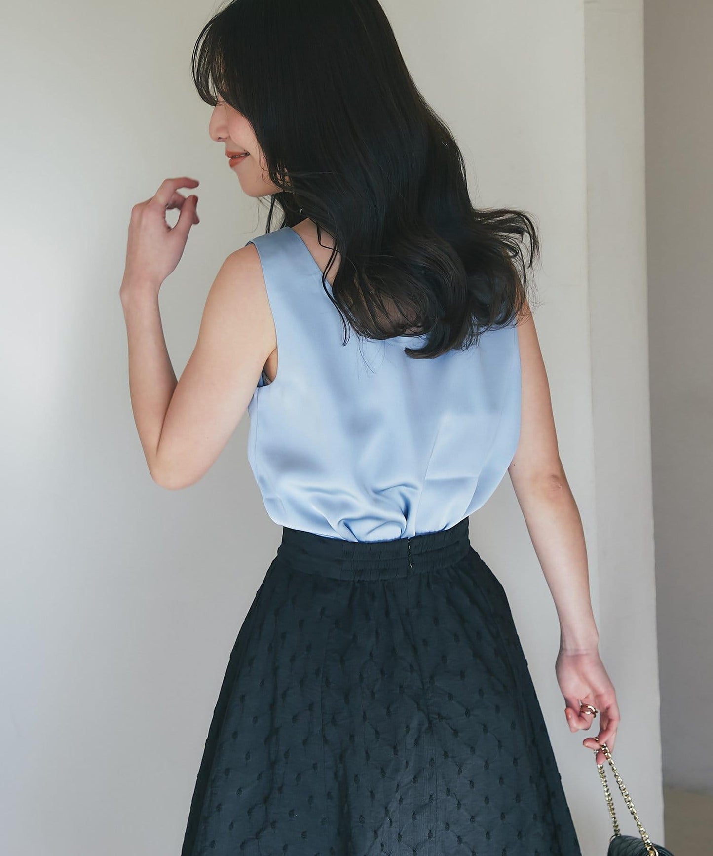 【miki監修・新色登場・名品】緞面兩穿背心