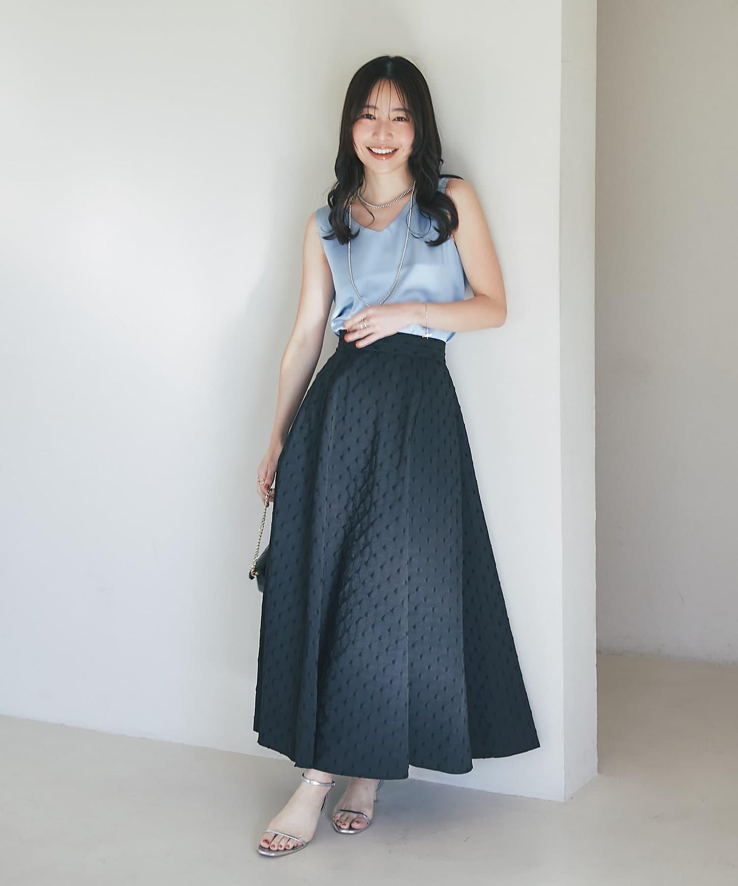 【miki監修・新色登場・名品】緞面兩穿背心