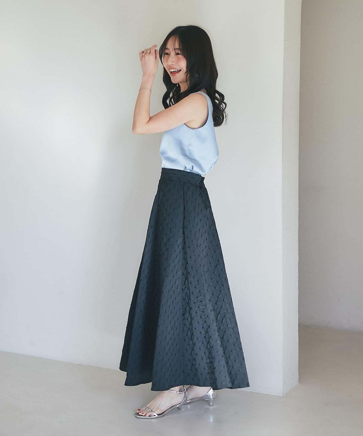 【miki監修・新色登場・名品】緞面兩穿背心