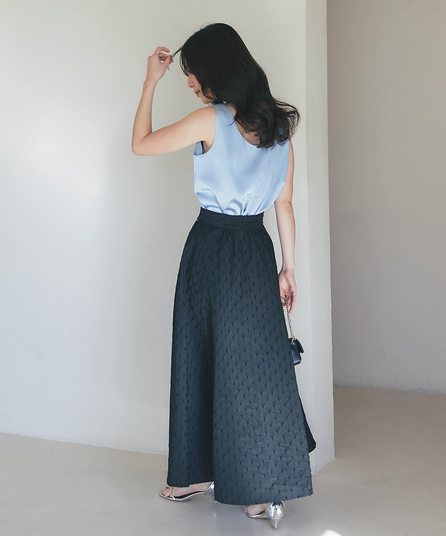 【miki監修・新色登場・名品】緞面兩穿背心