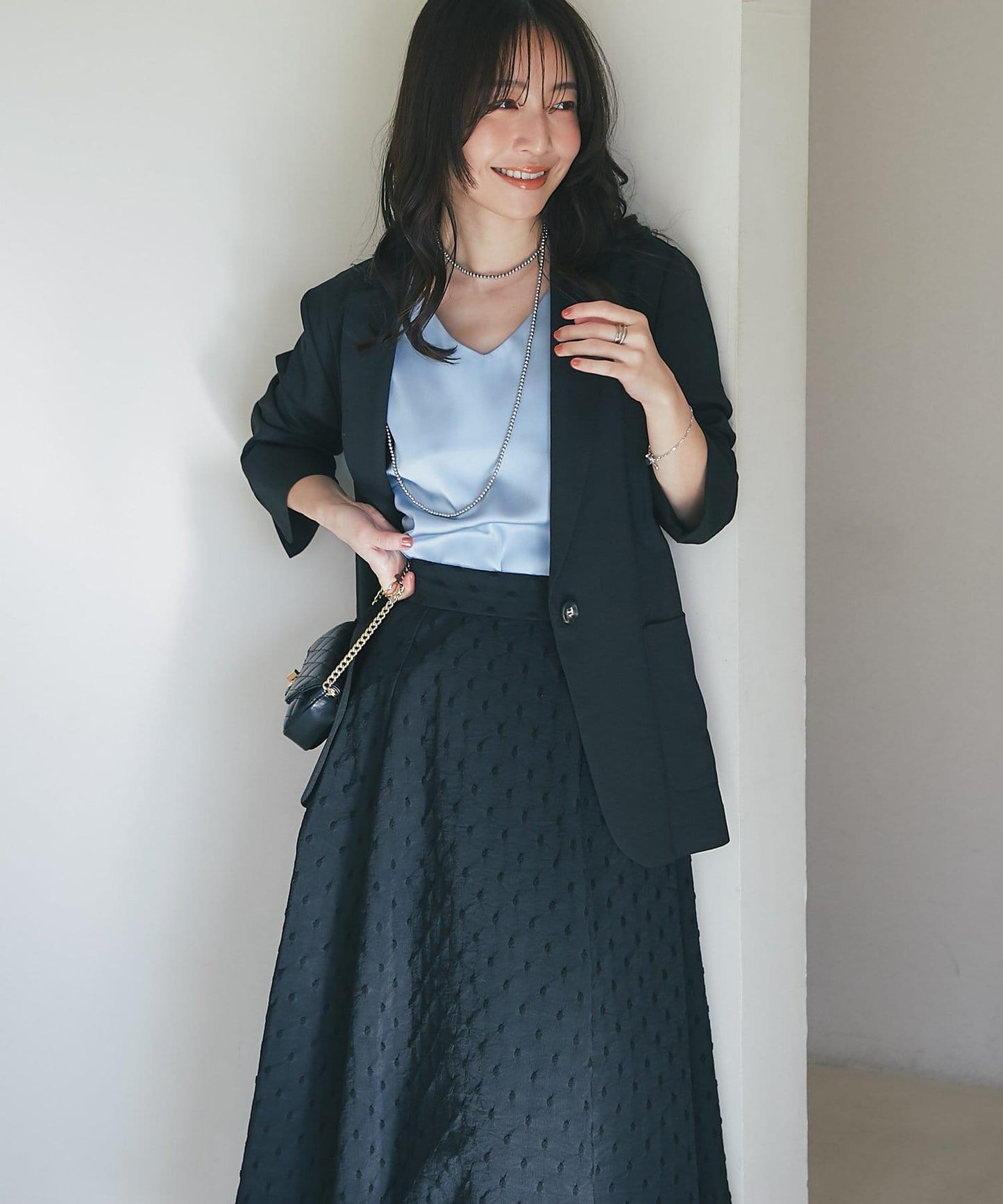 【miki監修・新色登場・名品】緞面兩穿背心