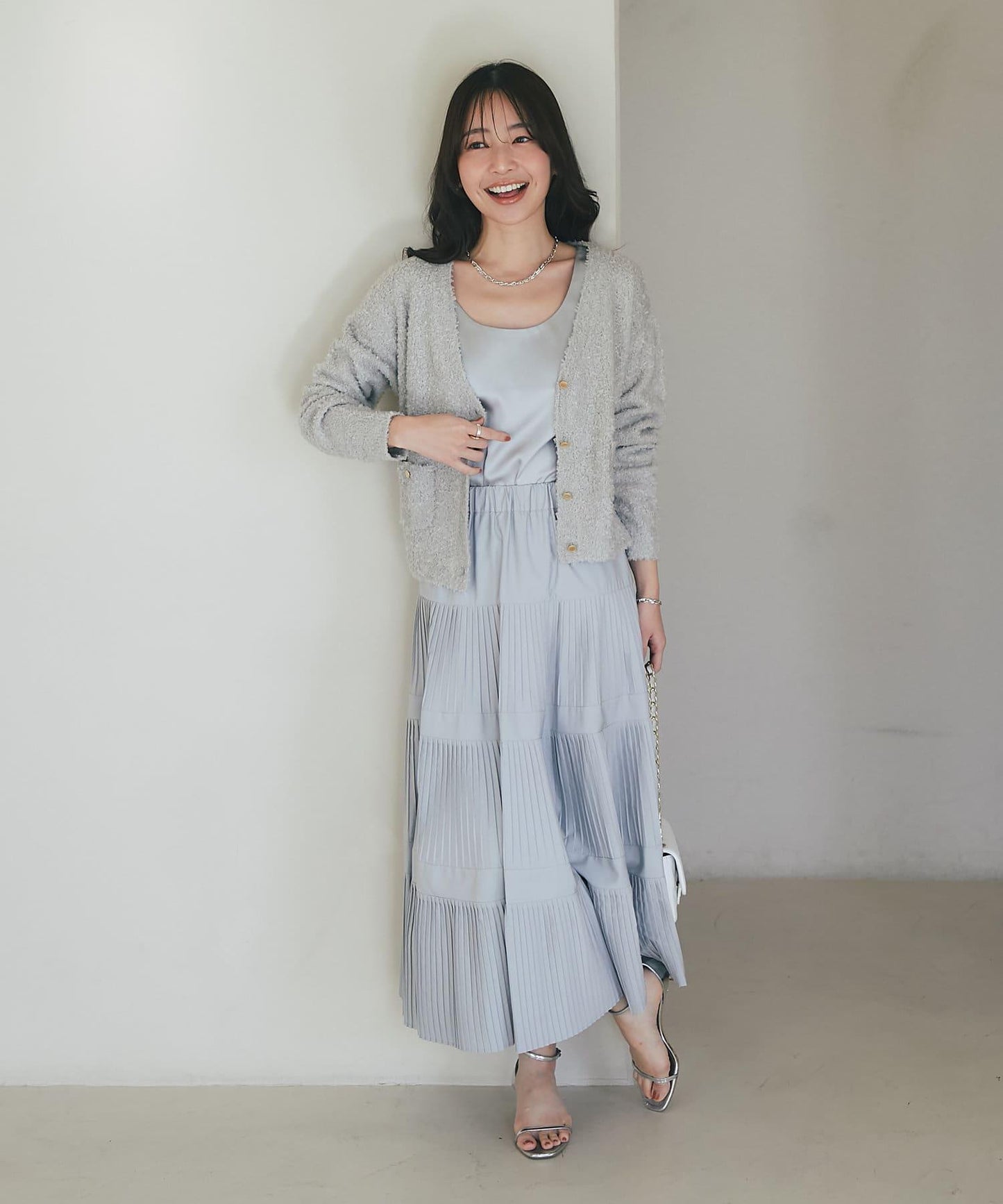 【miki監修・新色登場・名品】緞面兩穿背心