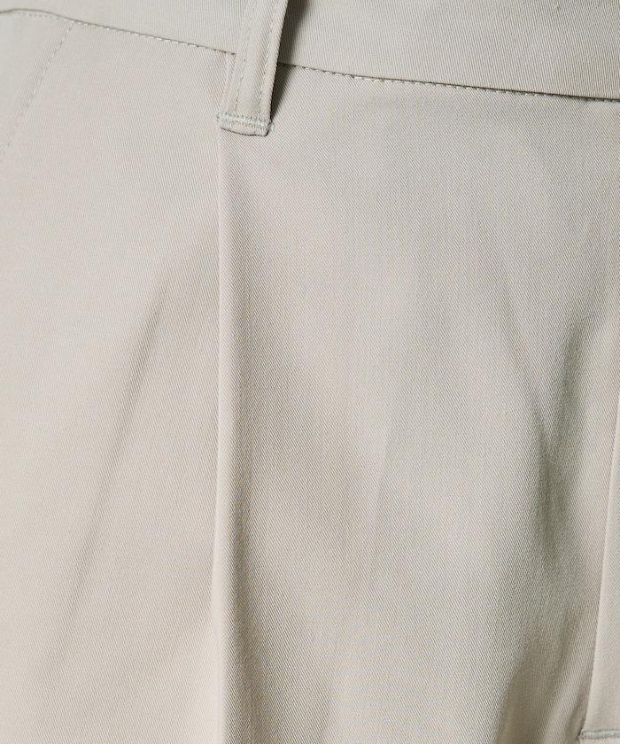 打褶直筒褲(套裝款)