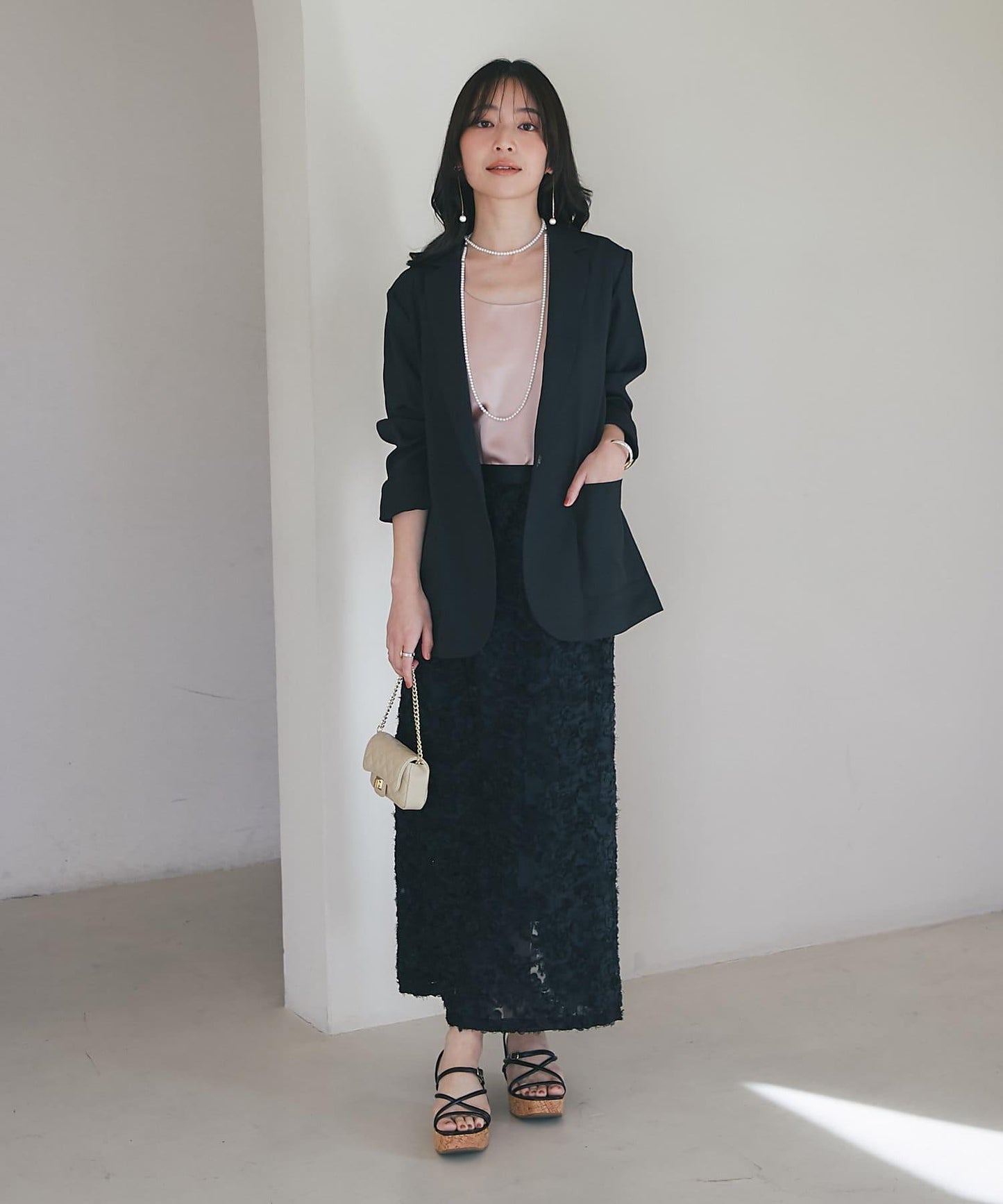 【miki監修・新色登場・名品】緞面兩穿背心