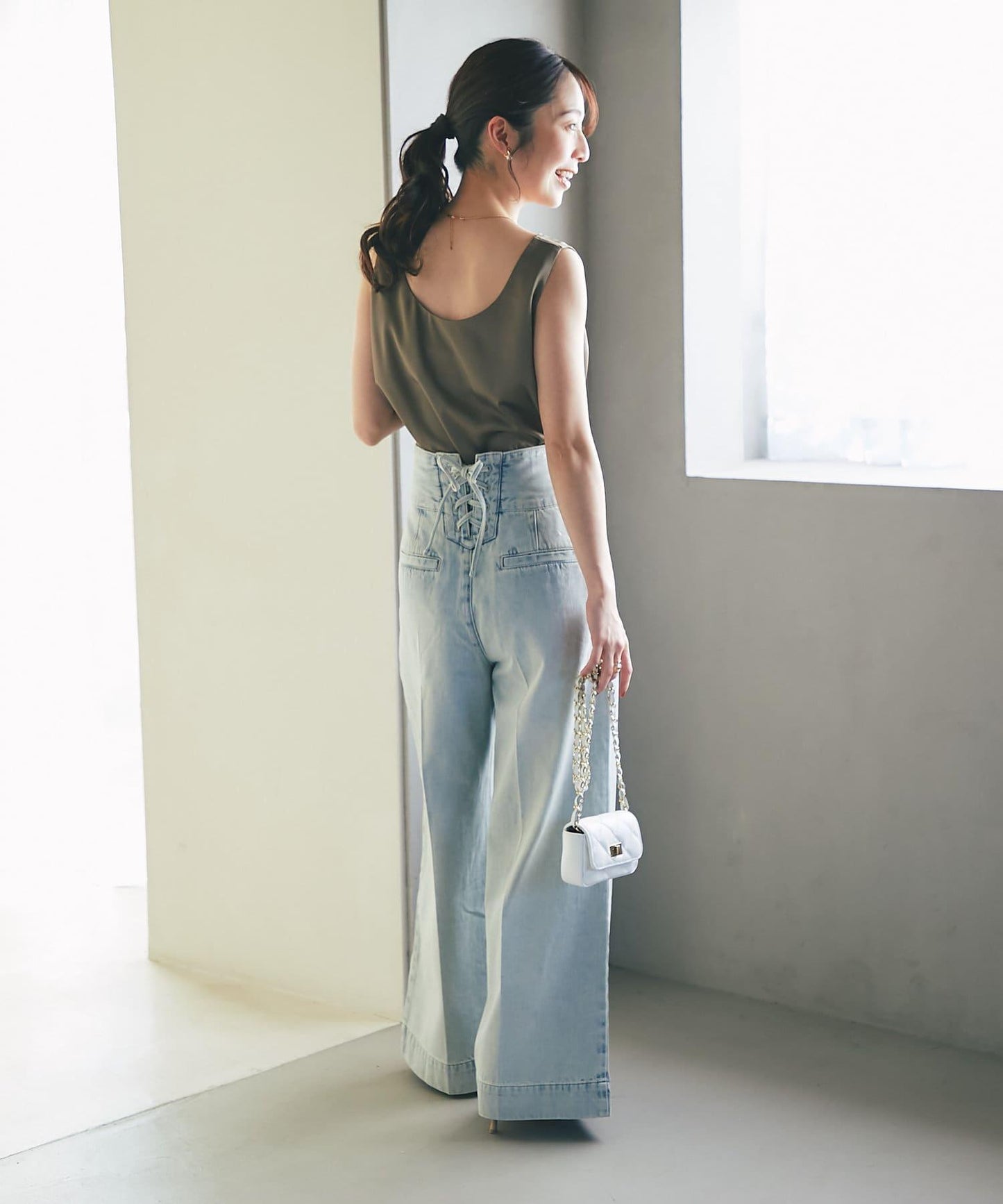 【miki監修・新色登場・名品】緞面兩穿背心