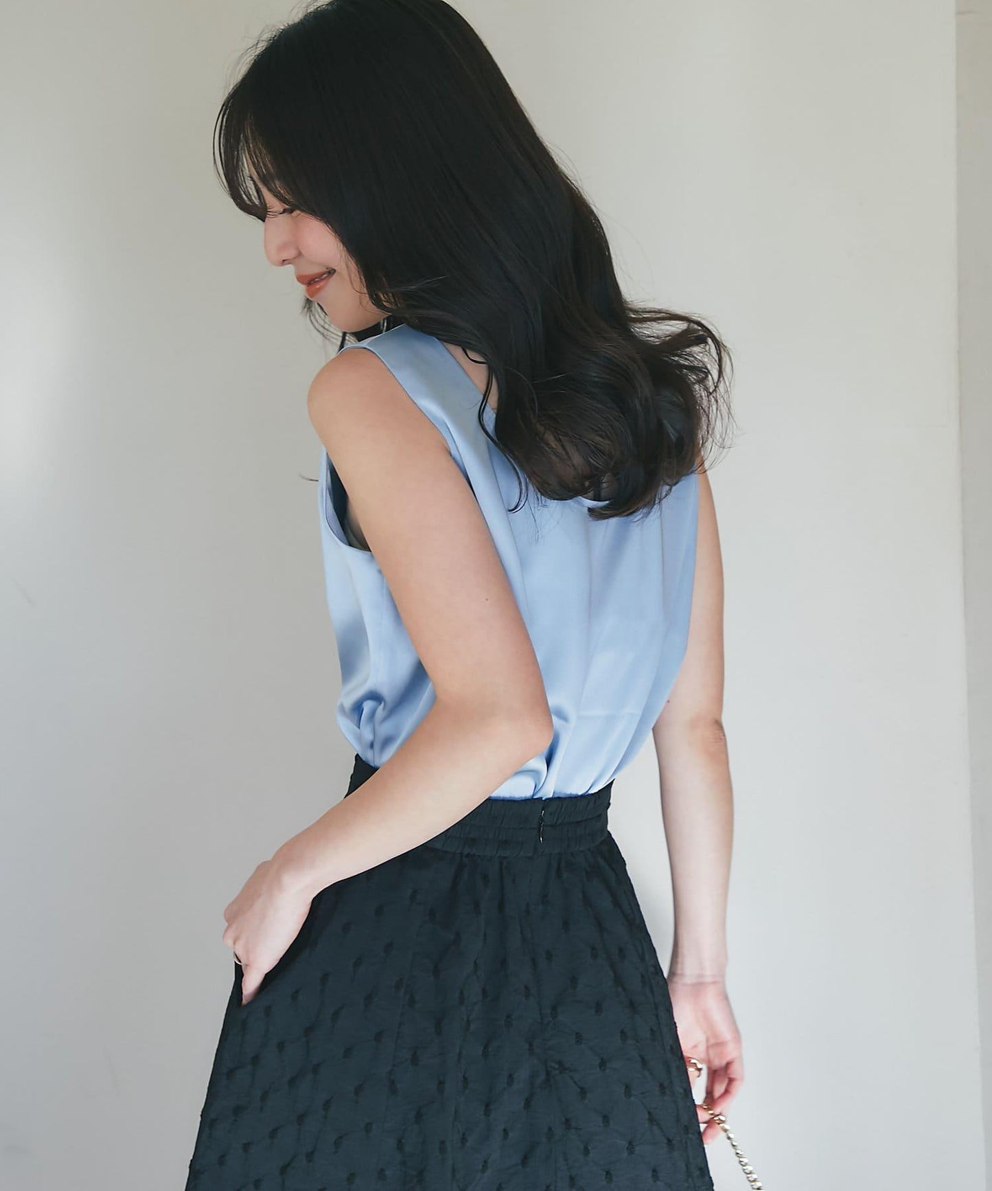 【miki監修・新色登場・名品】緞面兩穿背心