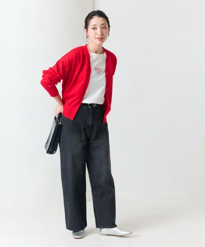 寬鬆闊腿牛仔褲