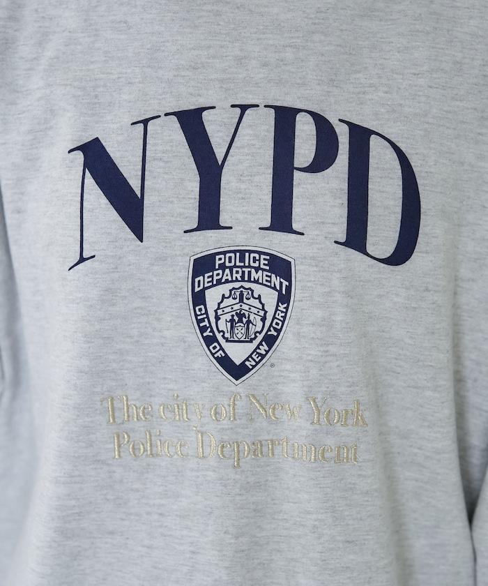 NYC 刺繡印花長袖T恤