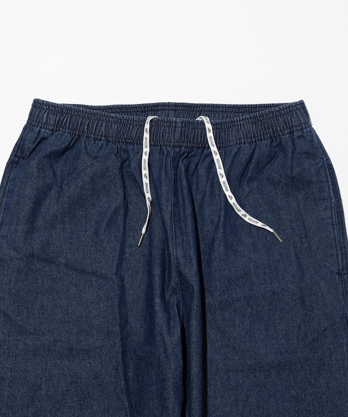 版 寬鬆牛仔廚師褲