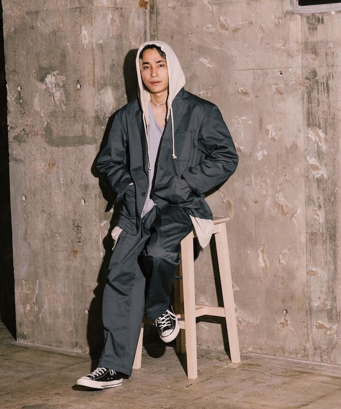 聯名 SMU PT-38 設計 2摺寬鬆長褲