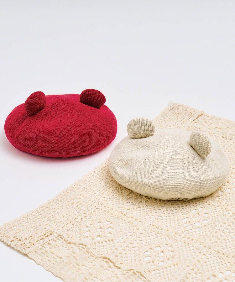 小熊耳朵款羊毛貝雷帽