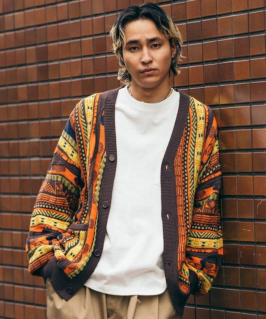 寬鬆剪裁舒適針織開衫