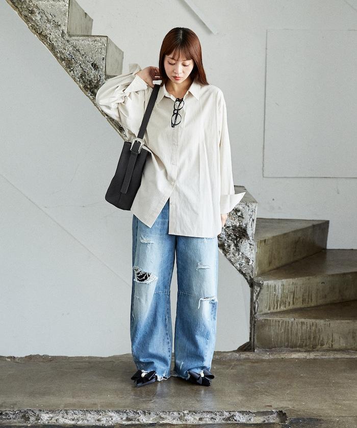 寬鬆版基礎款襯衫