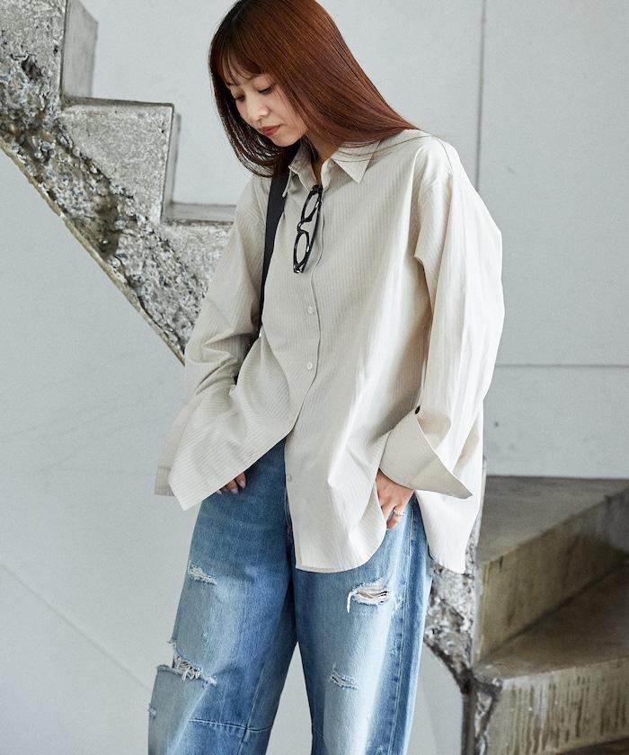 寬鬆版基礎款襯衫