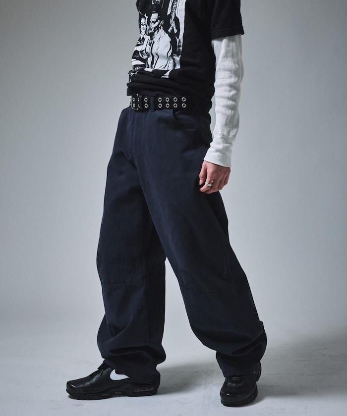 寬鬆剪裁工裝褲