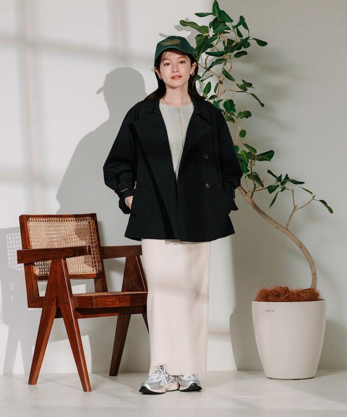 尼龍短款風衣