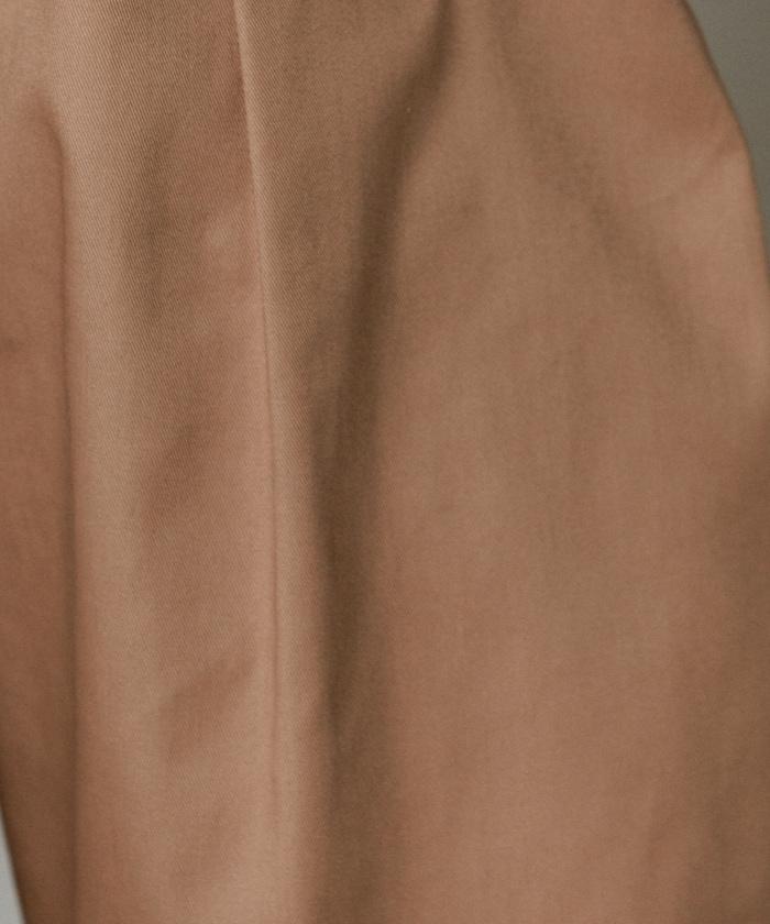 聯名 繫帶鬆緊褶襉褲