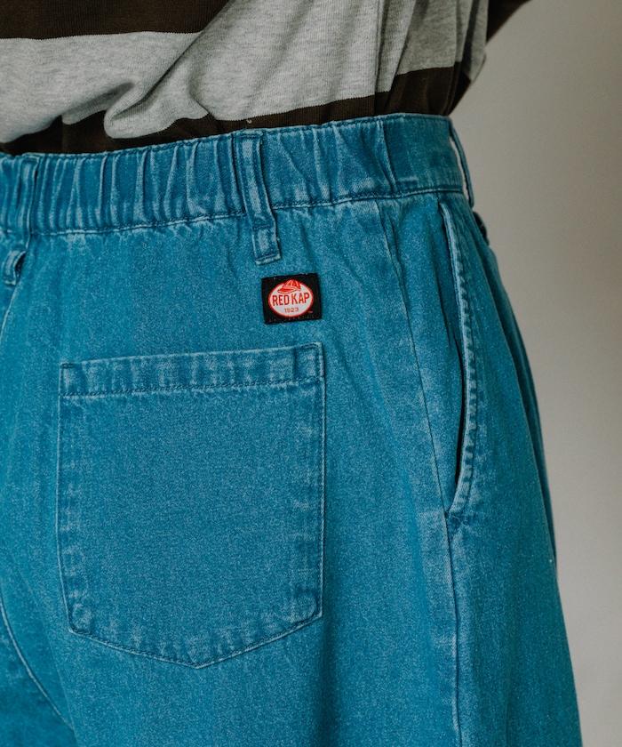 聯名 繫帶鬆緊褶襉褲