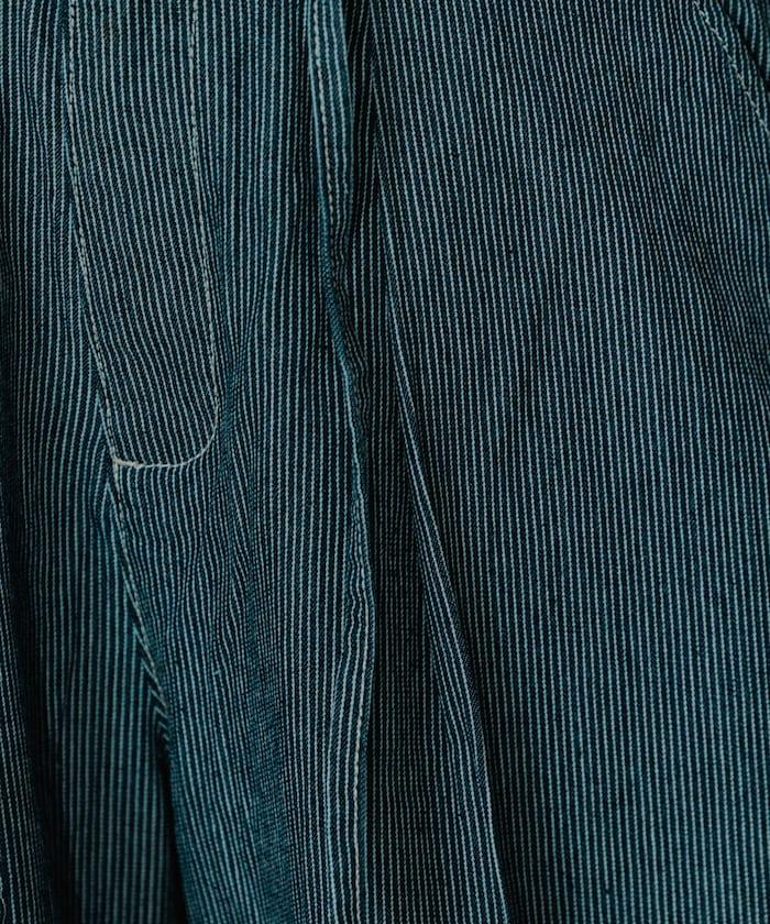 聯名 繫帶鬆緊褶襉褲