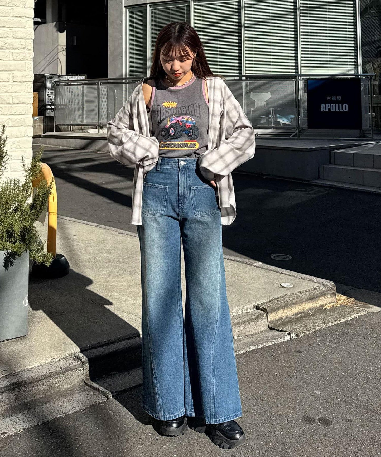 配色拼接織帶標誌背心