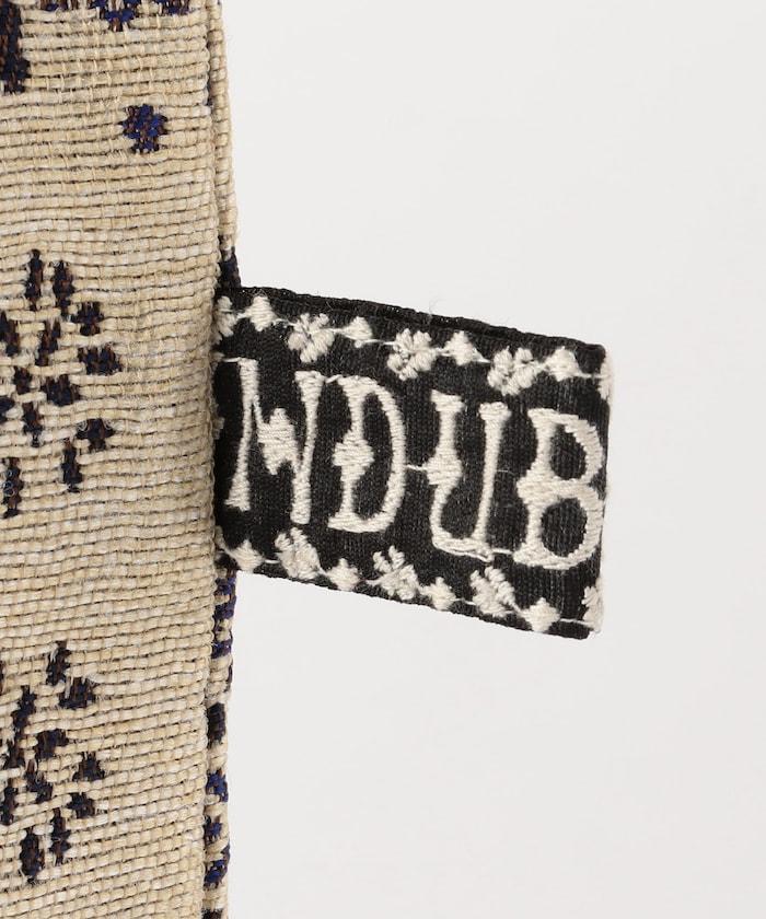 復古印花頭巾提花手提包