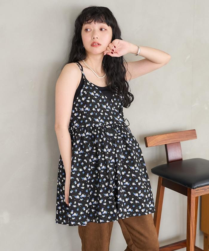 印度卡什米爾吊帶長款束腰襯衫