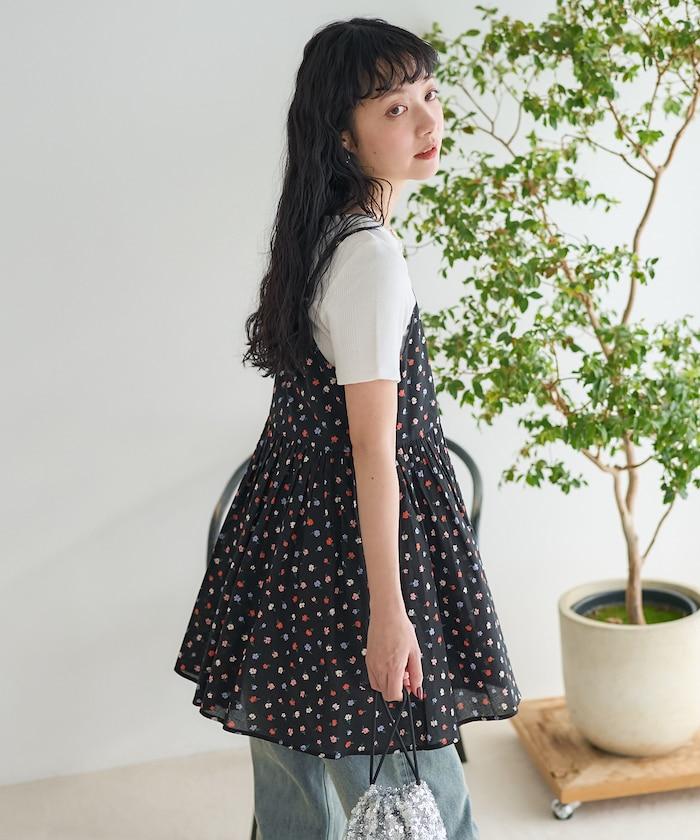 印度卡什米爾吊帶長款束腰襯衫