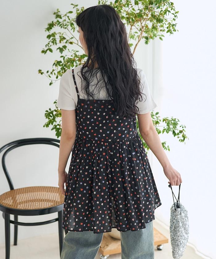 印度卡什米爾吊帶長款束腰襯衫