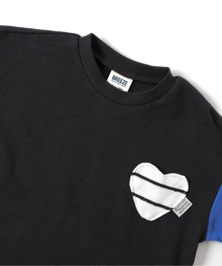 【連衣裙】心形口袋短袖T恤