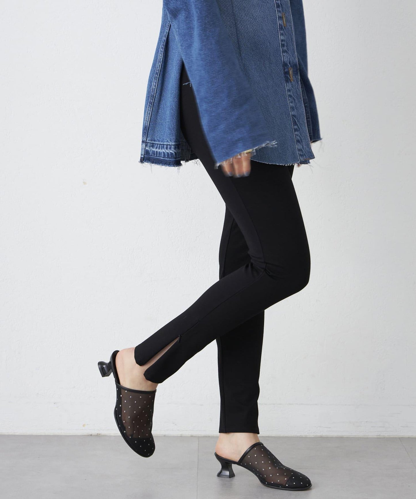 拉鍊褲褲 leggings