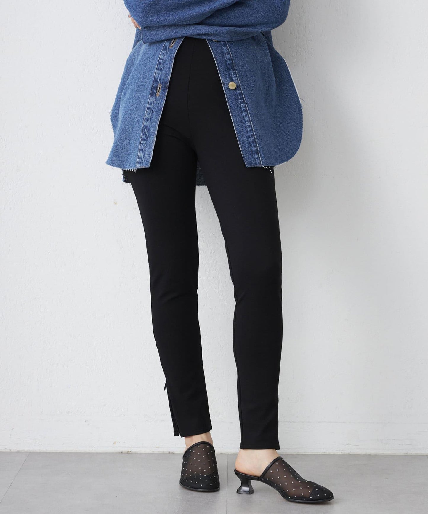 拉鍊褲褲 leggings