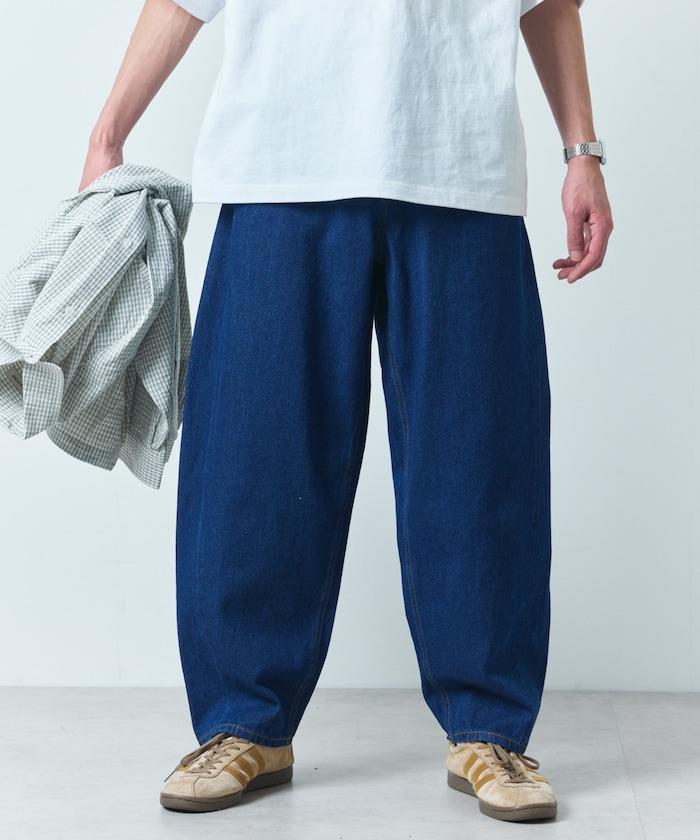 寬鬆直筒款牛仔褲