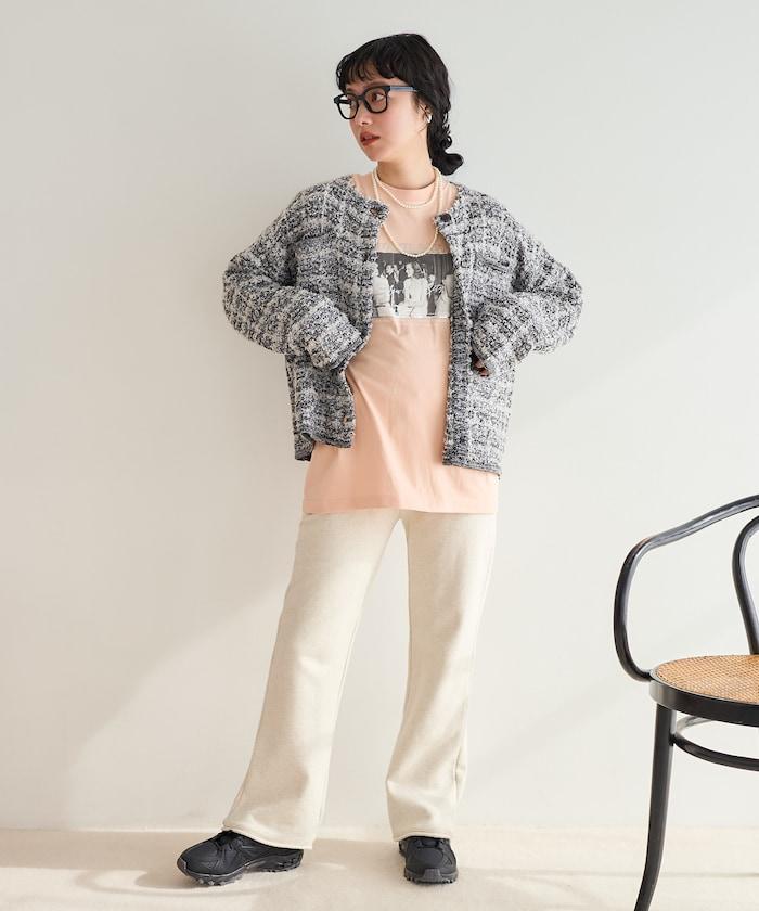 Tweed針織夾克