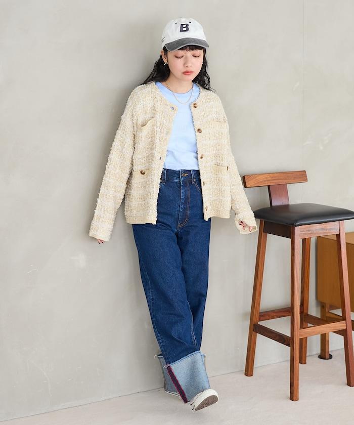 Tweed針織夾克
