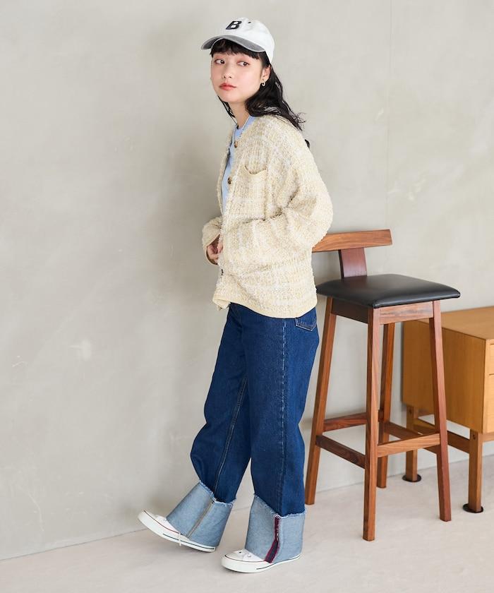 Tweed針織夾克