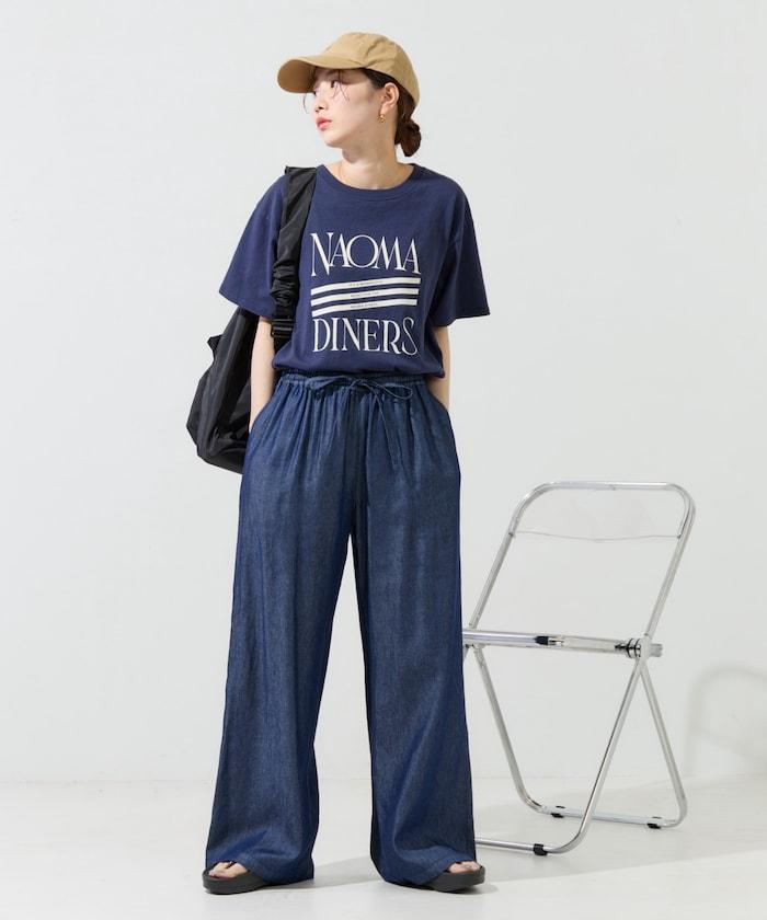 人造纖維丹寧休閒褲