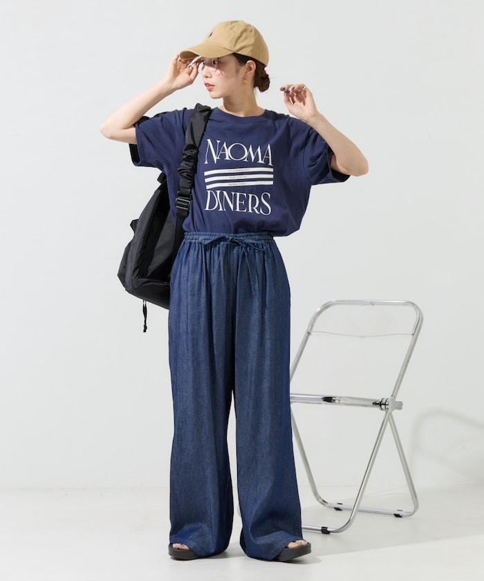 人造纖維丹寧休閒褲