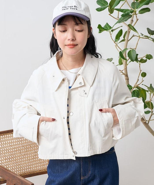 雙面穿短款襯衫夾克