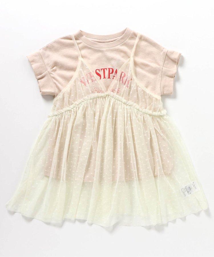 蕾絲吊帶連衣裙2印花襯衫