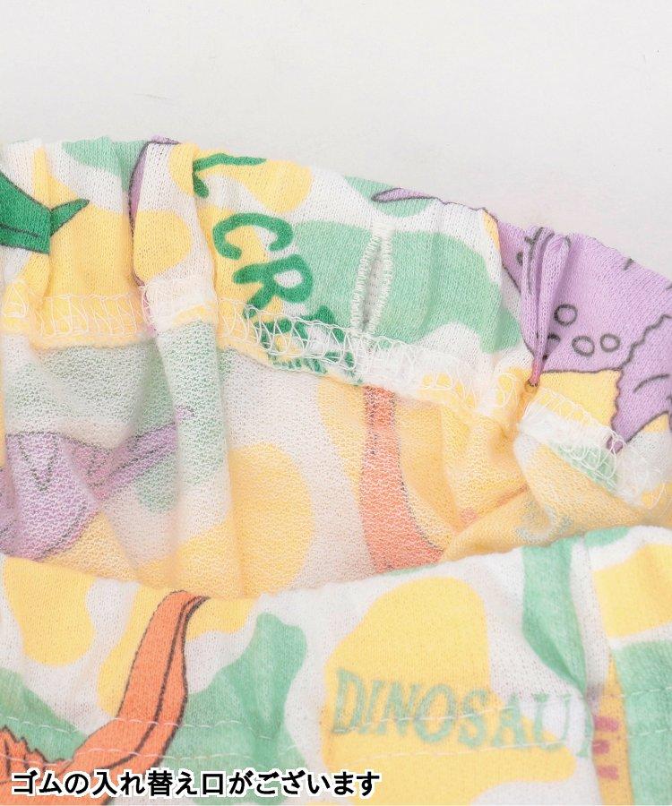 恐龍迷彩圖案開襟睡衣