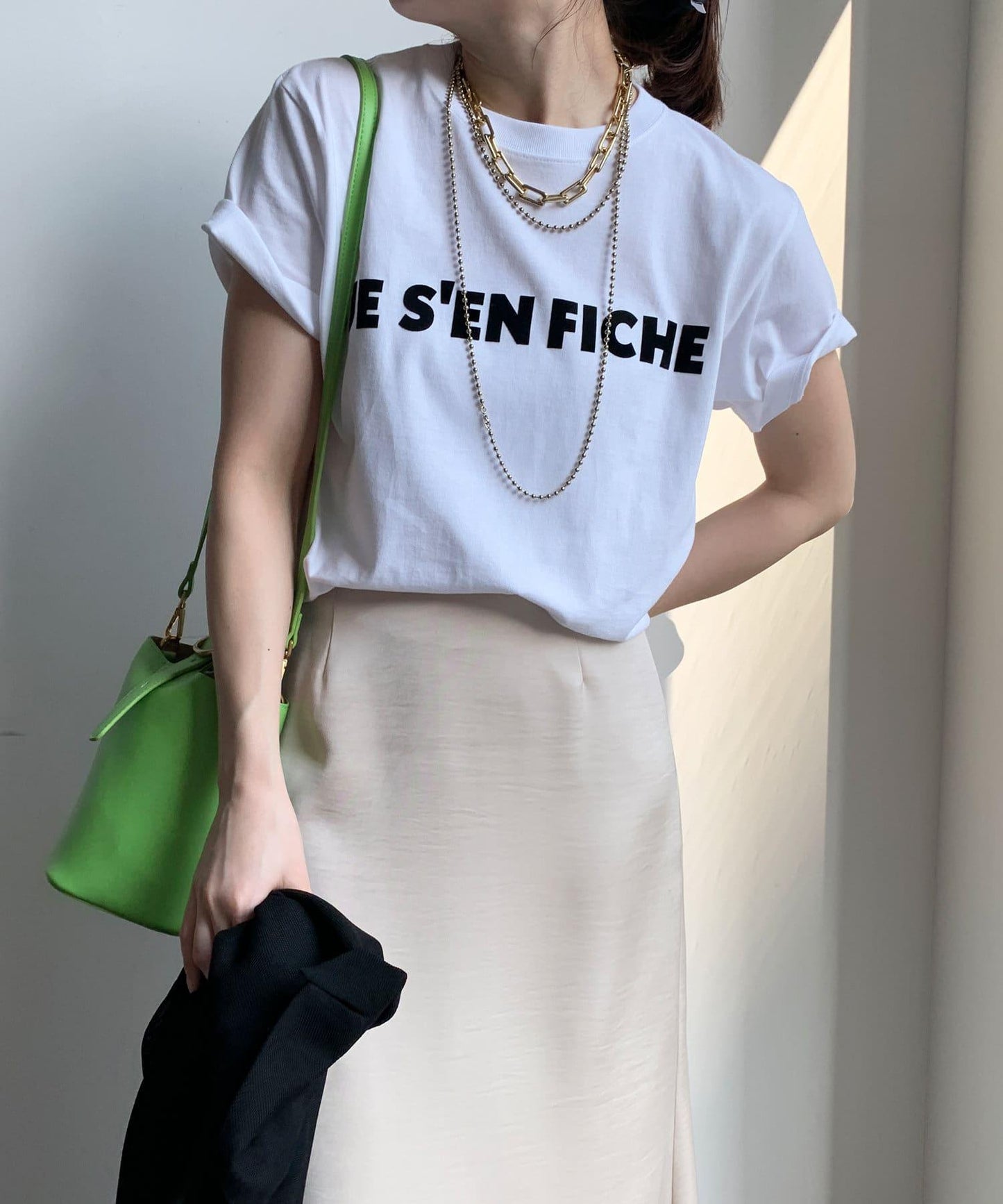 JES'EN FICHE絨布LOGO T恤