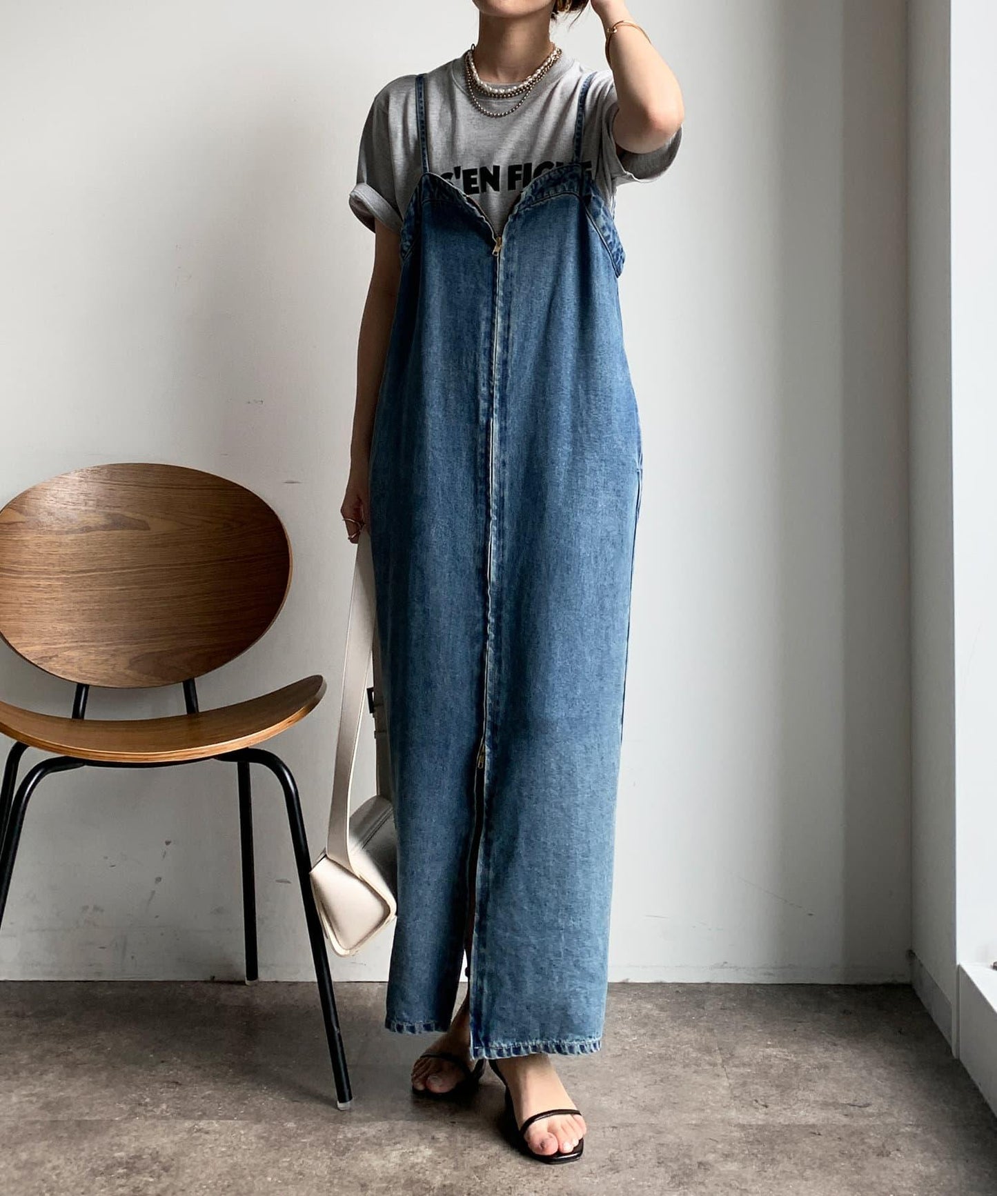 JES'EN FICHE絨布LOGO T恤