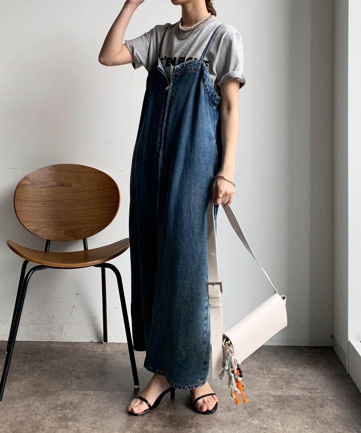 JES'EN FICHE絨布LOGO T恤