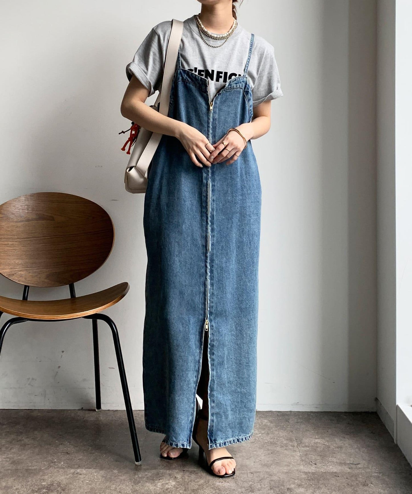 JES'EN FICHE絨布LOGO T恤