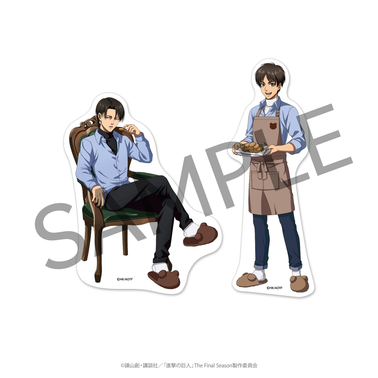 《進擊的巨人》3點鐘 大卡特剪貼貼紙(艾倫)